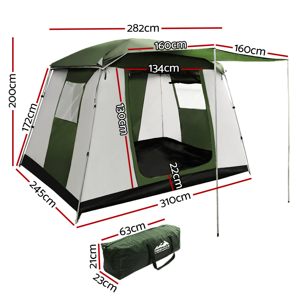 Family Camping Tent 6 Person Hiking Beach Tents Dome Shelter
