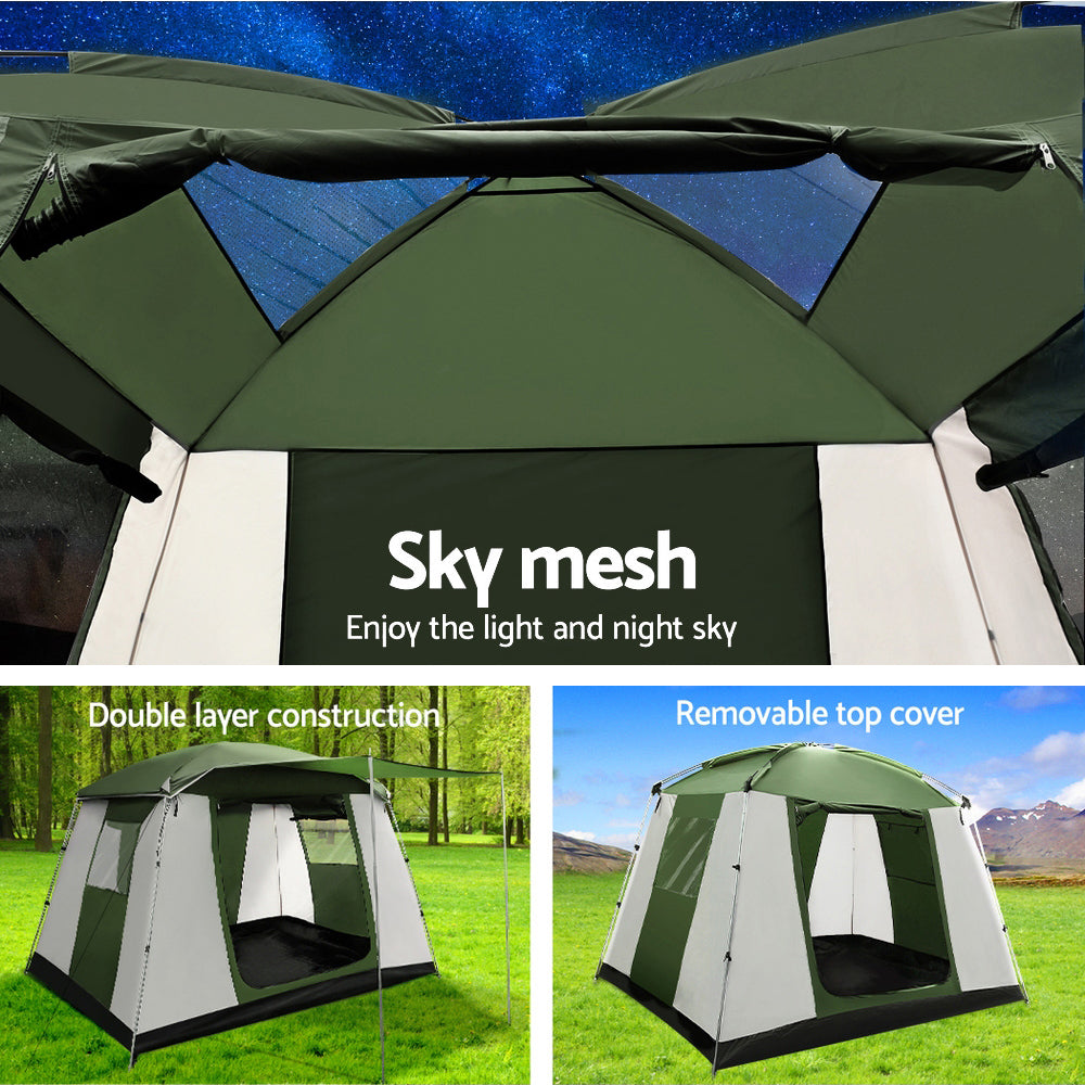 Family Camping Tent 6 Person Hiking Beach Tents Dome Shelter
