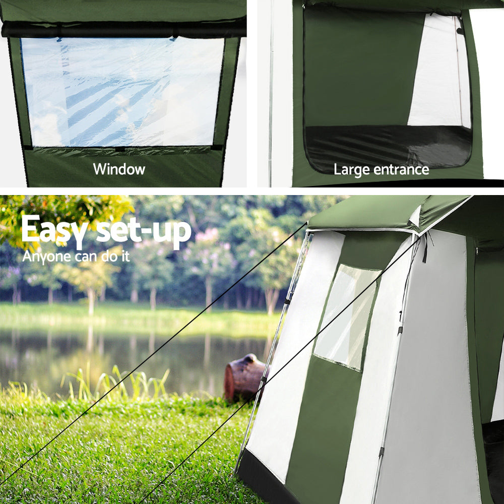 Family Camping Tent 6 Person Hiking Beach Tents Dome Shelter