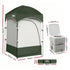 20L Portable Camping Toilet Shower Tent Changing Room Outdoor Loo Set