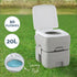 20L Portable Camping Toilet Shower Tent Changing Room Outdoor Loo Set