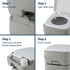 20L Portable Camping Toilet Shower Tent Changing Room Outdoor Loo Set