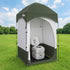 22L Portable Camping Toilet Shower Tent Changing Room Outdoor Loo Set