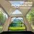 Pop Up Camping Tent 3-4 Person Automatic Tent Instant Setup Waterproof