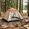 Pop Up Camping Tent 3-4 Person Automatic Tent Instant Setup Waterproof