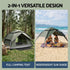 2 Person Camping Tent Automatic Pop Up Water Repellent Shade Outdoor