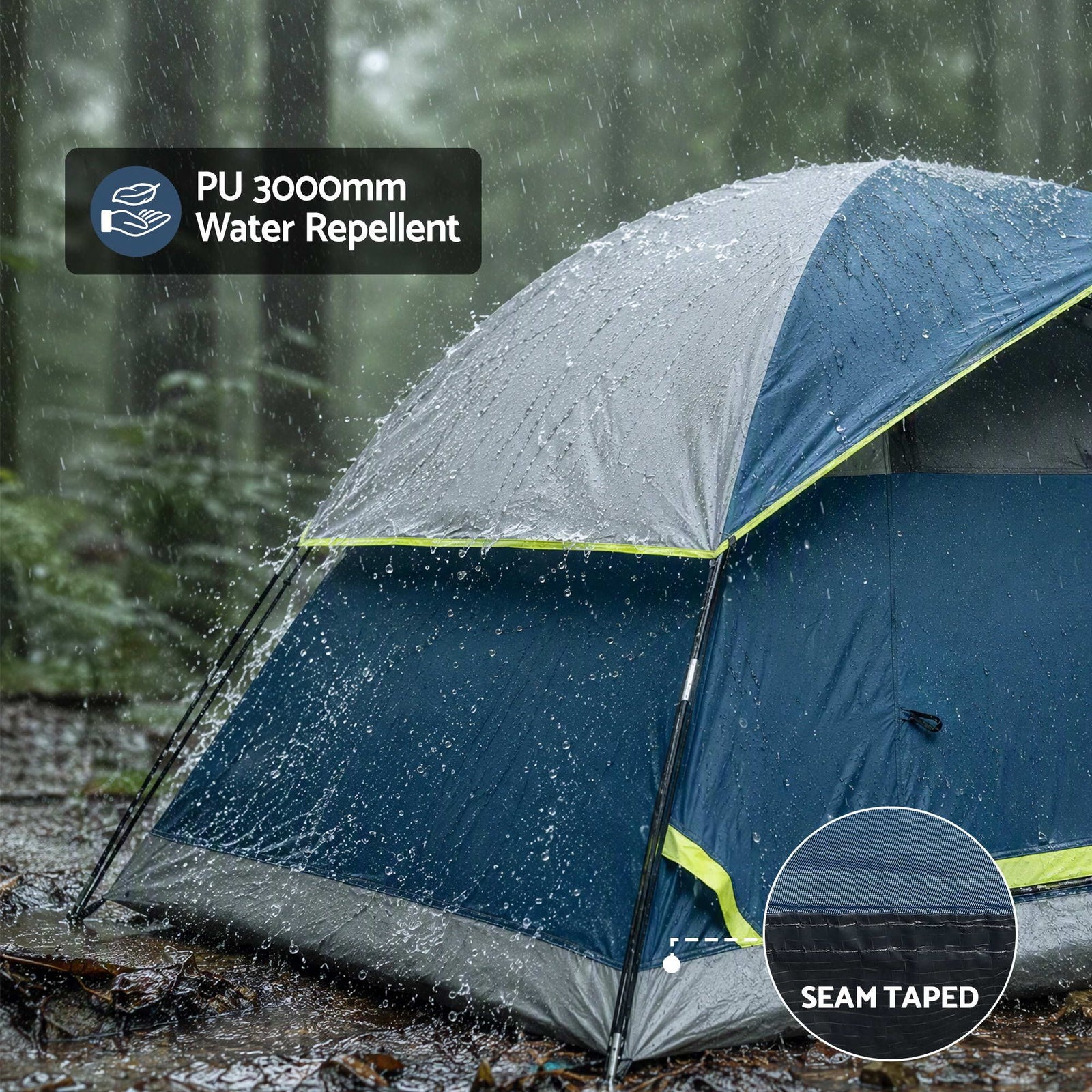 2 Person Camping Dome Tent Lightweight Waterproof Outdoor Hiking