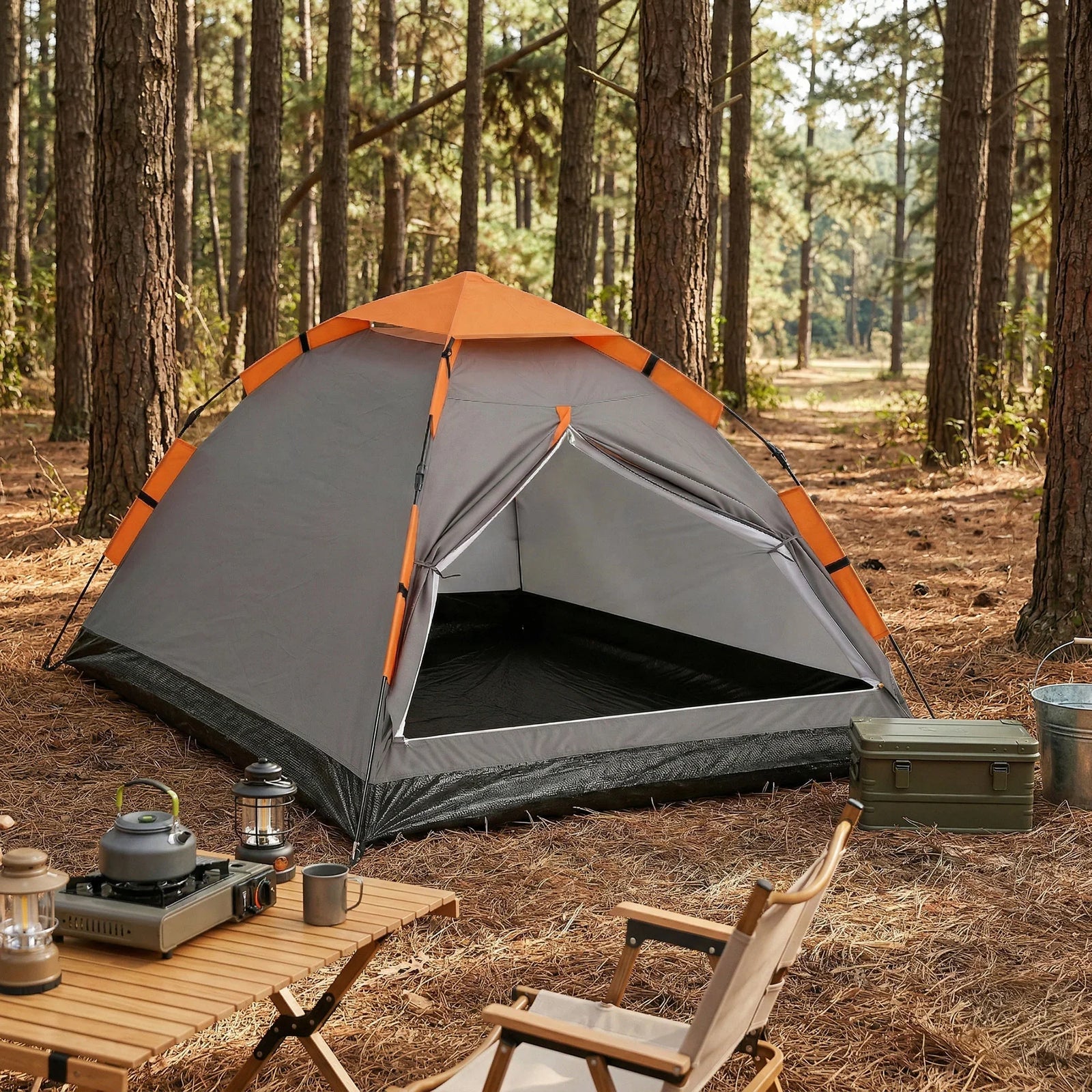 2 Person Instant Pop Up Camping Tent Automatic Waterproof Hiking Beach