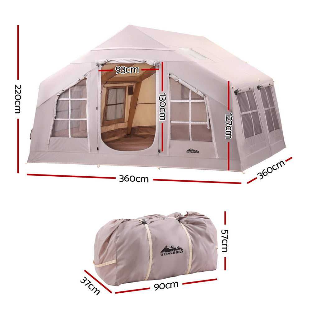 Camping Tent Inflatable Beach Tent 6 Person 360CM