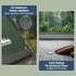 1 Person Camping Tent Waterproof Hiking Vestibule Porch Green Grey Set