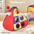 Kids Play Tent Pop Up Teepee Playhouse Ball Pit Crawl Tunnel Basketball Hoop