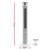 Devanti Tower Fan with Remote Control, 3 Speed 3 Mode 7.5h Timer, White