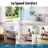 Devanti Bladeless Tower Fan 100cm 2-in-1 Cooling Airflow Purifying Remote