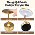 Artiss Gold Touch Table Lamp, Warm to Cool White LED, Dimmable 3000-6000K 24 LEDs, Type-C