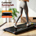 2-in-1 Foldable Walking Pad Treadmill Under Desk 3.0HP APP Control