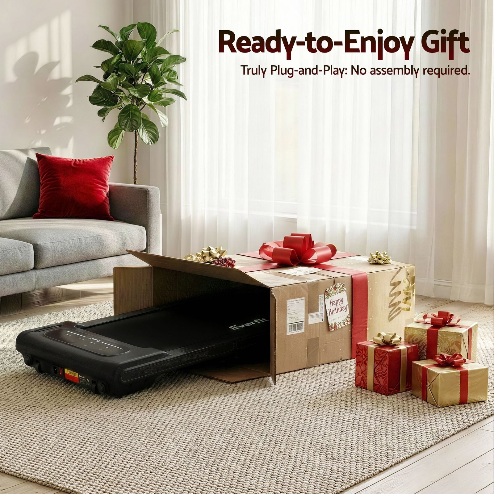 2-in-1 Foldable Walking Pad Treadmill Under Desk 3.0HP APP Control