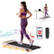 Walking Pad Treadmill – Under‑Desk w/ 3‑Level Incline & App Control, Pink