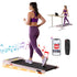Walking Pad Treadmill – Under‑Desk w/ 3‑Level Incline & App Control, Pink