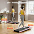 Walking Pad Treadmill – Under‑Desk w/ 3‑Level Incline & App Control, Pink
