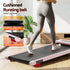 Walking Pad Treadmill – Under‑Desk w/ 3‑Level Incline & App Control, Pink