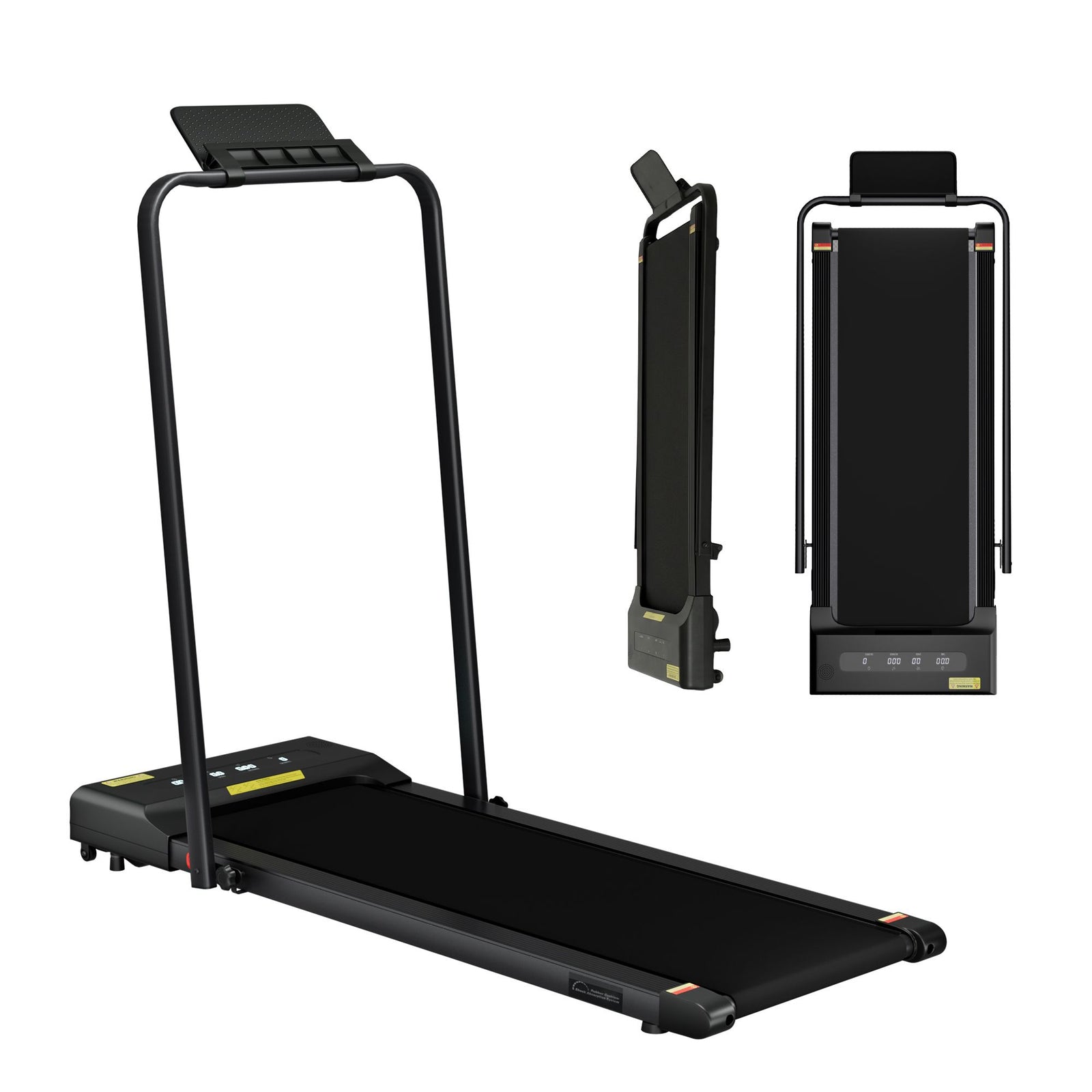 Everfit 2 in 1 Treadmill Electric Walking Pad Under Desk Home Gym Fitness 380mm Black