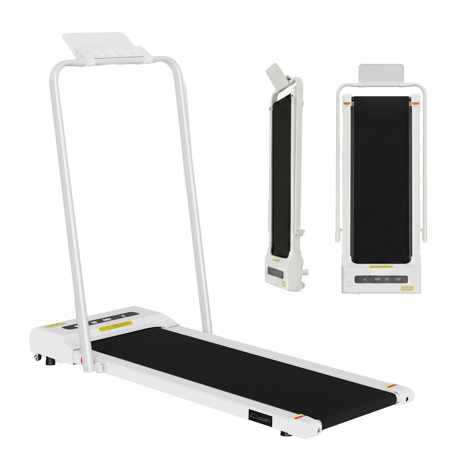 Everfit 2 in 1 Treadmill Electric Walking Pad Under Desk Home Gym Fitness 380mm White