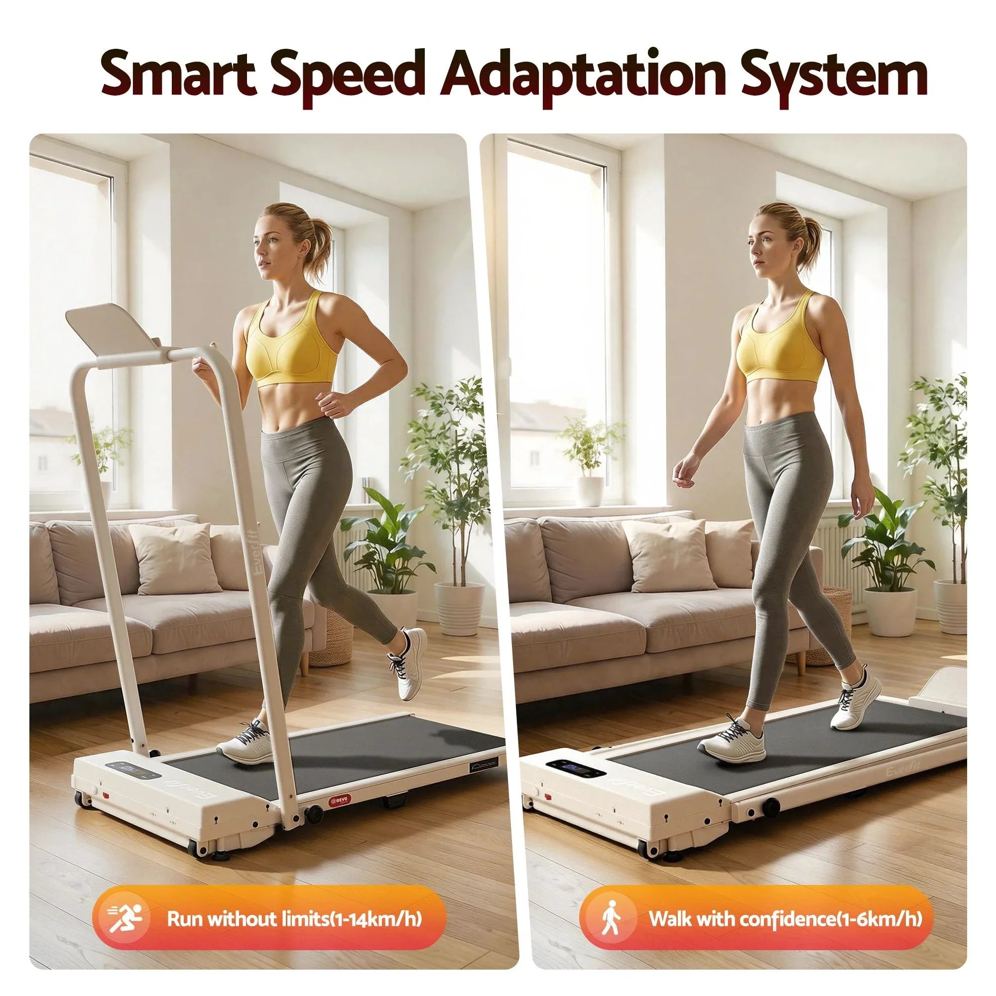3‑in‑1 Walking Pad Treadmill – 12% Incline, Foldable Under‑Desk, APP Control