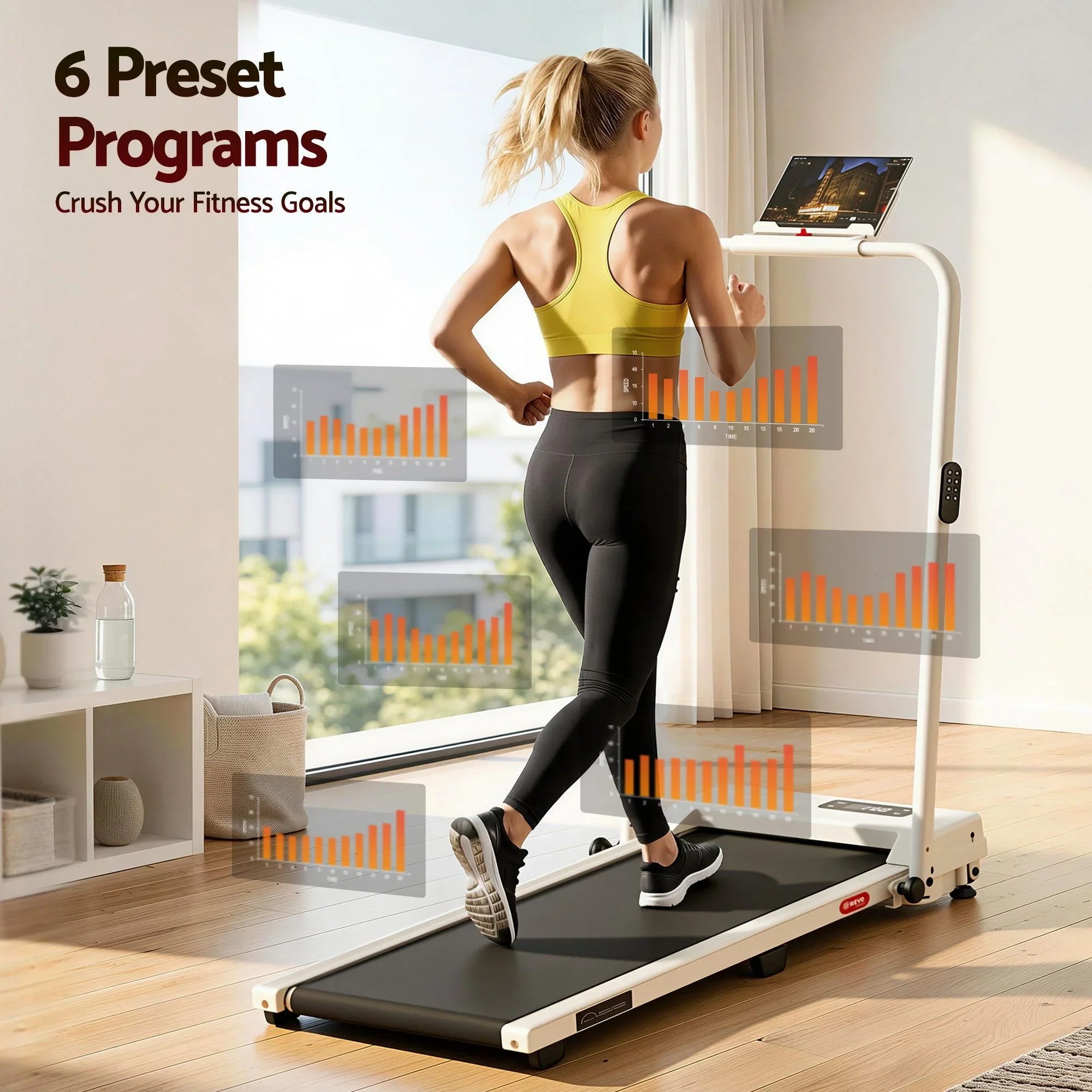 3‑in‑1 Walking Pad Treadmill – 12% Incline, Foldable Under‑Desk, APP Control