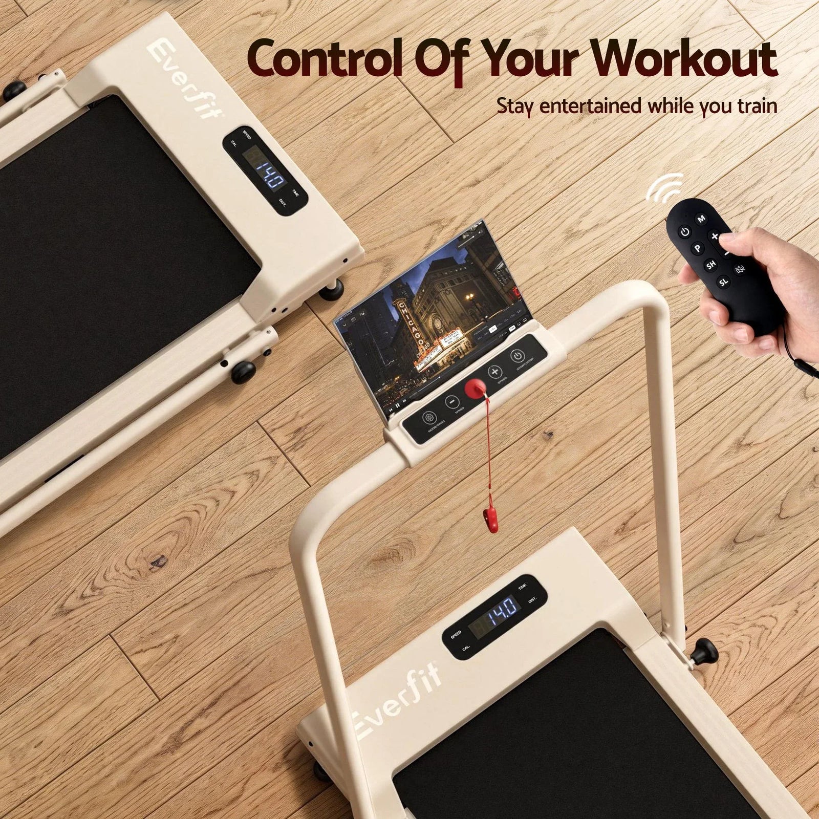 3‑in‑1 Walking Pad Treadmill – 12% Incline, Foldable Under‑Desk, APP Control