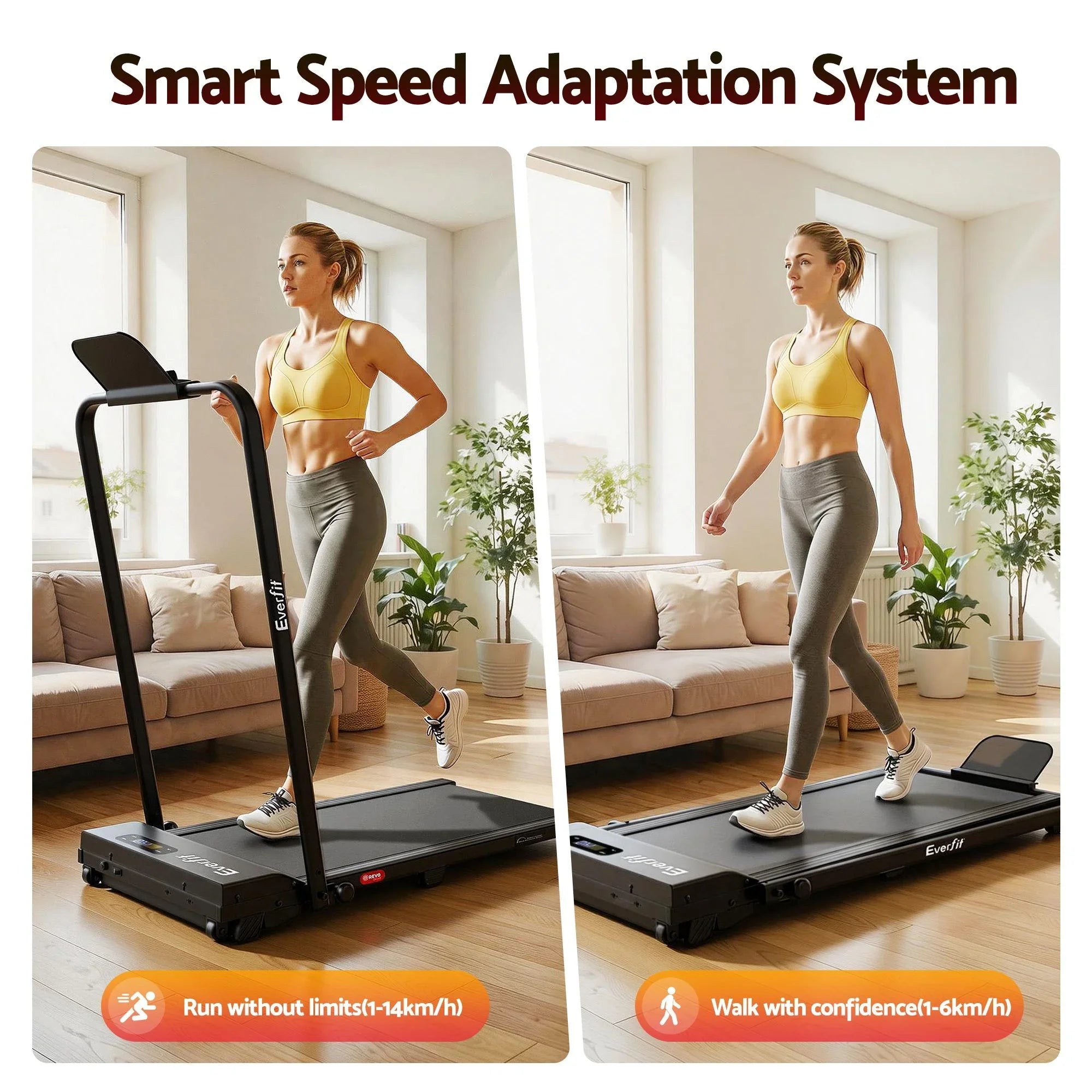 3‑in‑1 Walking Pad Treadmill – 12% Incline, Foldable Under‑Desk, APP Control