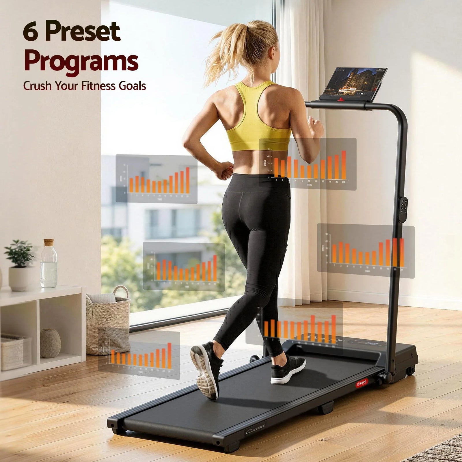 3‑in‑1 Walking Pad Treadmill – 12% Incline, Foldable Under‑Desk, APP Control