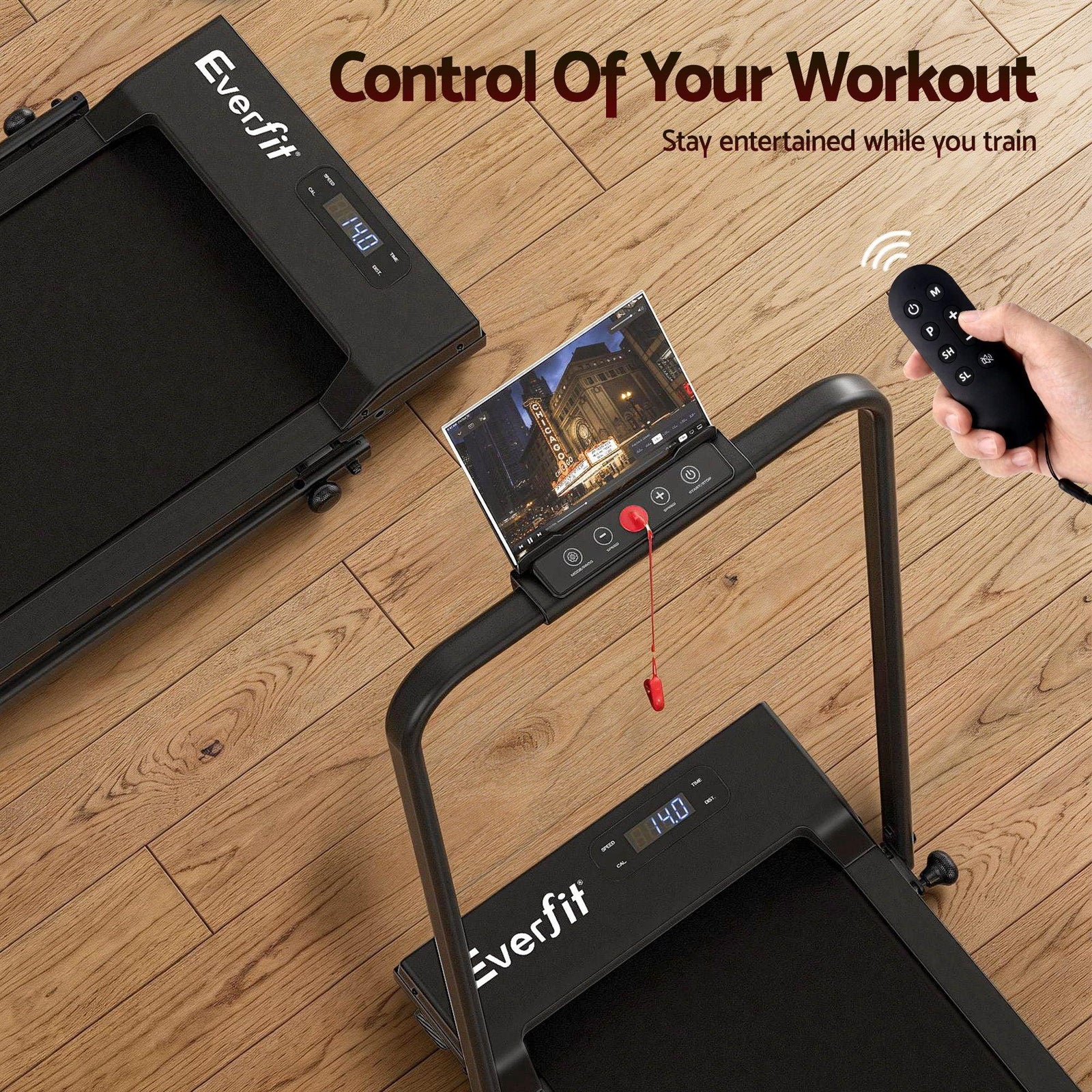 3‑in‑1 Walking Pad Treadmill – 12% Incline, Foldable Under‑Desk, APP Control
