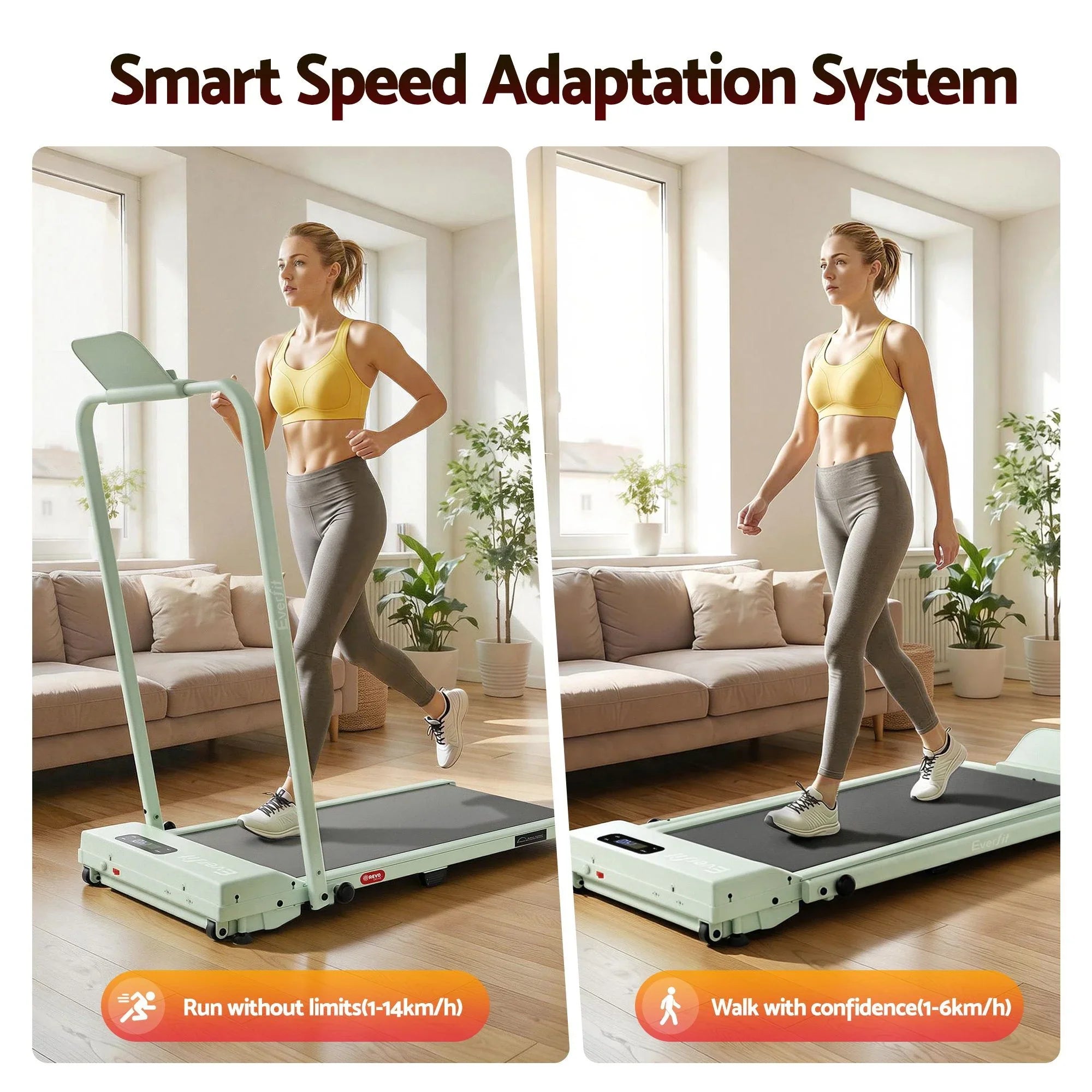 3‑in‑1 Walking Pad Treadmill – 12% Incline, Foldable Under‑Desk, APP Control