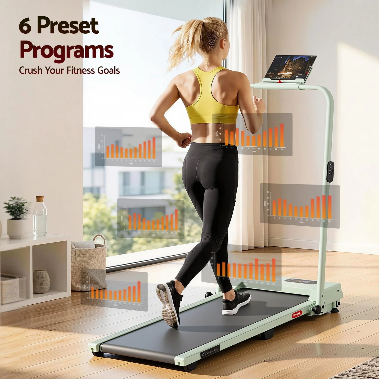 3‑in‑1 Walking Pad Treadmill – 12% Incline, Foldable Under‑Desk, APP Control