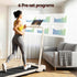 Everfit 3-in-1 Walking Pad Treadmill 12% Incline Under Desk Home 38cm Beige