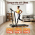 Everfit 3 in 1 Walking Pad Treadmill 12% Incline Foldable Under Desk Treadmills for Home Gym With 38cm Wide Belt Black
