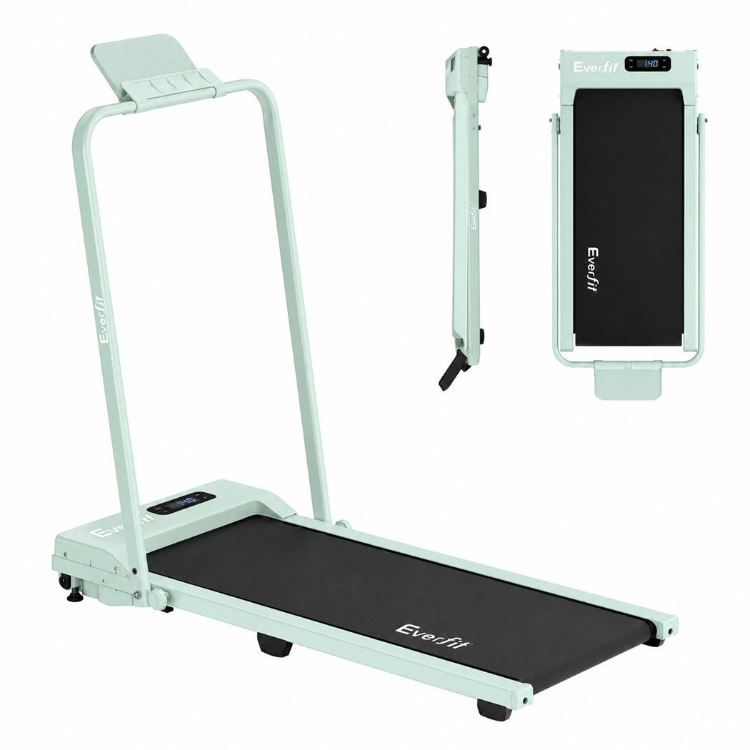 Everfit 3-in-1 Walking Pad Treadmill 12% Incline Under Desk Home 38cm Green