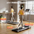 Everfit 3 in 1 Walking Pad Treadmill 12% Incline Foldable Under Desk Treadmills for Home Gym With 38cm Wide Belt Silver