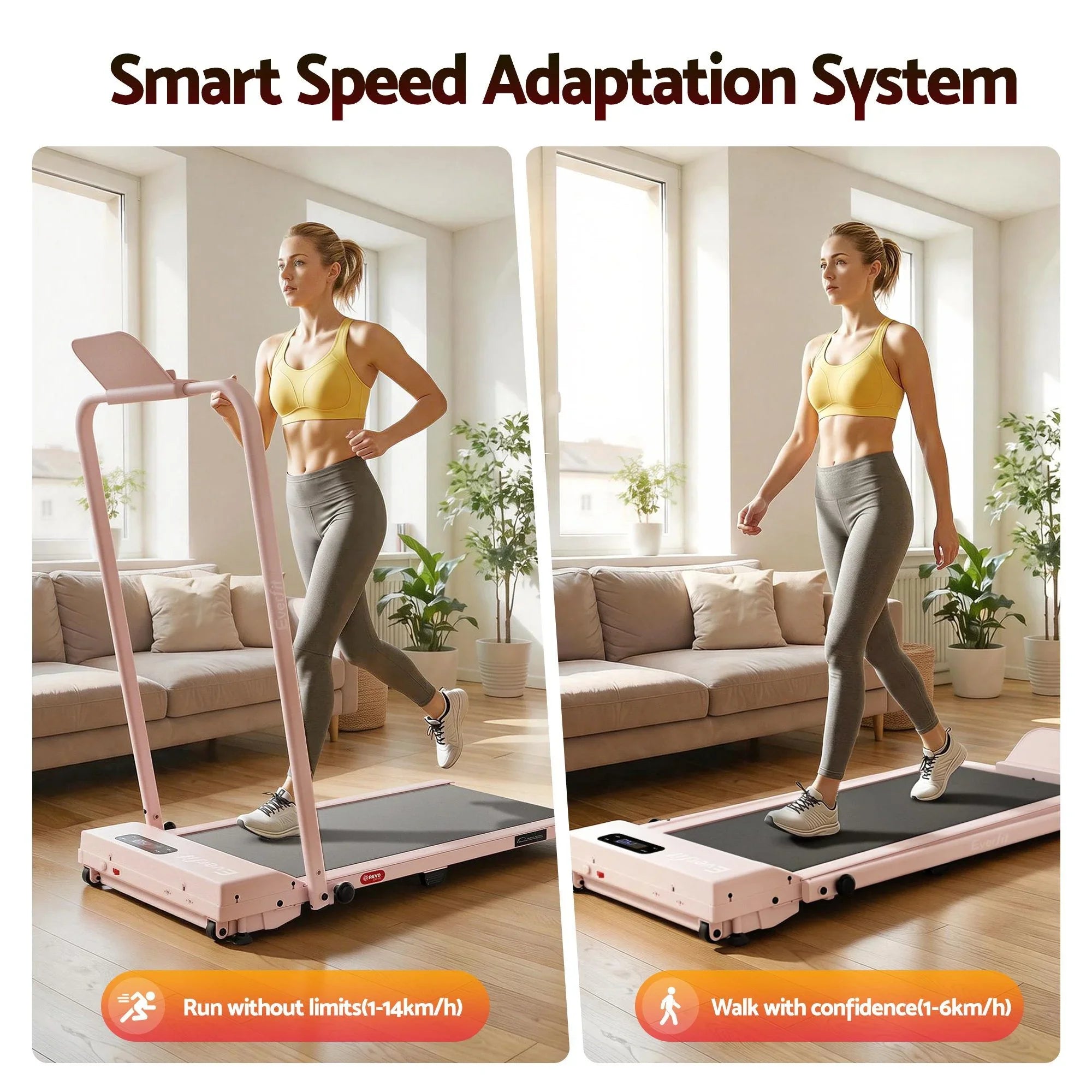 3 in 1 Walking Pad Treadmill 12% Incline Under Desk Treadmills for Home Gym With 38cm Wide Belt APP Control