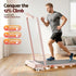 3 in 1 Walking Pad Treadmill 12% Incline Under Desk Treadmills for Home Gym With 38cm Wide Belt APP Control