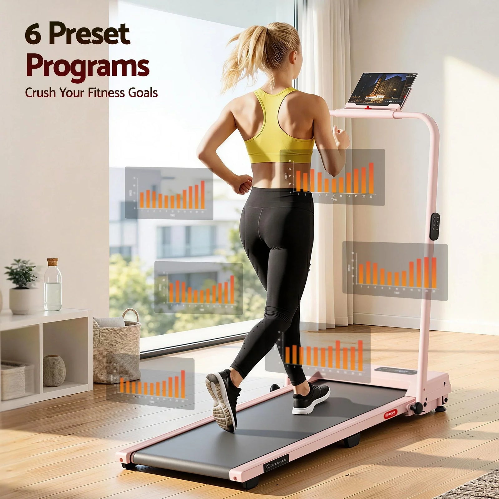 3 in 1 Walking Pad Treadmill 12% Incline Under Desk Treadmills for Home Gym With 38cm Wide Belt APP Control