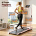 3 in 1 Walking Pad Treadmill 12% Incline Under Desk Treadmills for Home Gym With 38cm Wide Belt APP Control