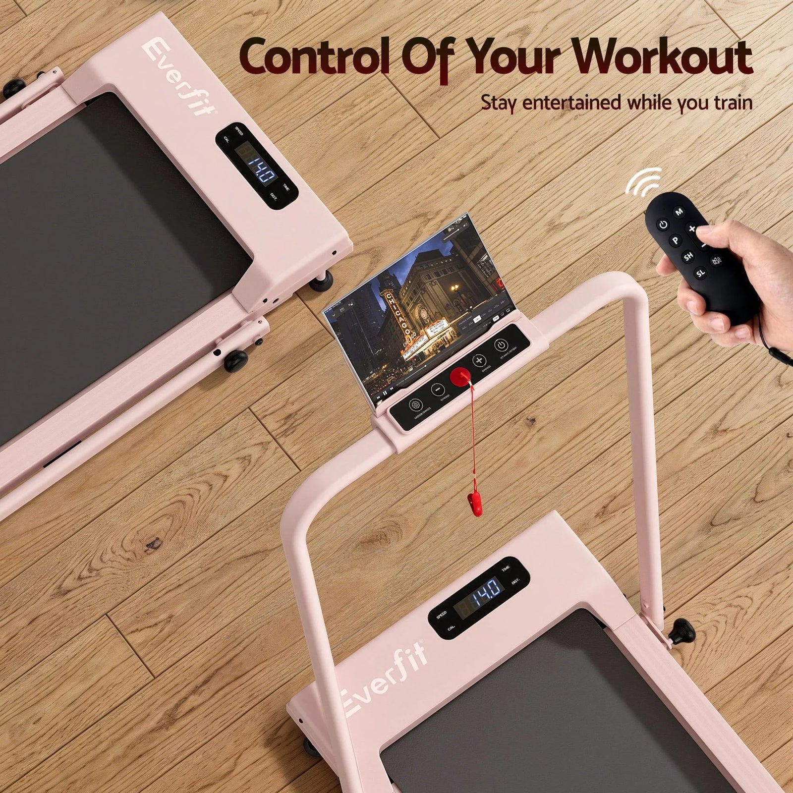 3 in 1 Walking Pad Treadmill 12% Incline Under Desk Treadmills for Home Gym With 38cm Wide Belt APP Control