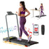 Treadmill Electric Walking Pad Incline Under Desk 380mm Grey