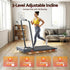 Treadmill Electric Walking Pad Incline Under Desk 380mm Grey