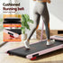 Treadmill Electric Walking Pad Incline Under Desk 380mm Pink