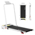 Treadmill Electric Walking Pad Incline Under Desk 380mm White