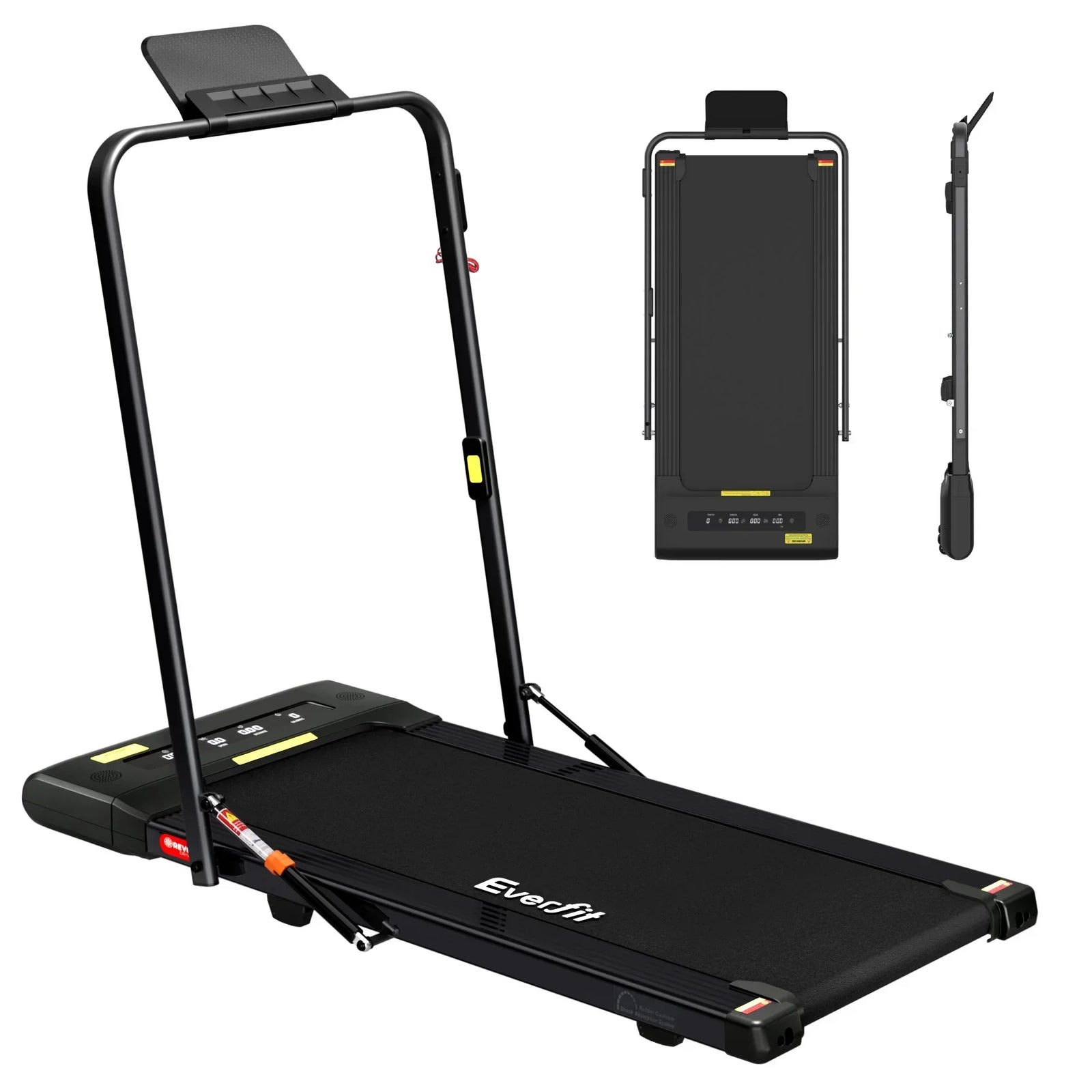 Treadmill Electric Walking Pad Under Desk Home Gym Fitness 400mm Black