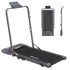 Everfit 2 in 1 Treadmill Electric Walking Pad Under Desk Home Gym Fitness 400mm Grey