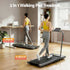 Treadmill Electric Walking Pad Under Desk Home Gym Fitness 400mm Grey